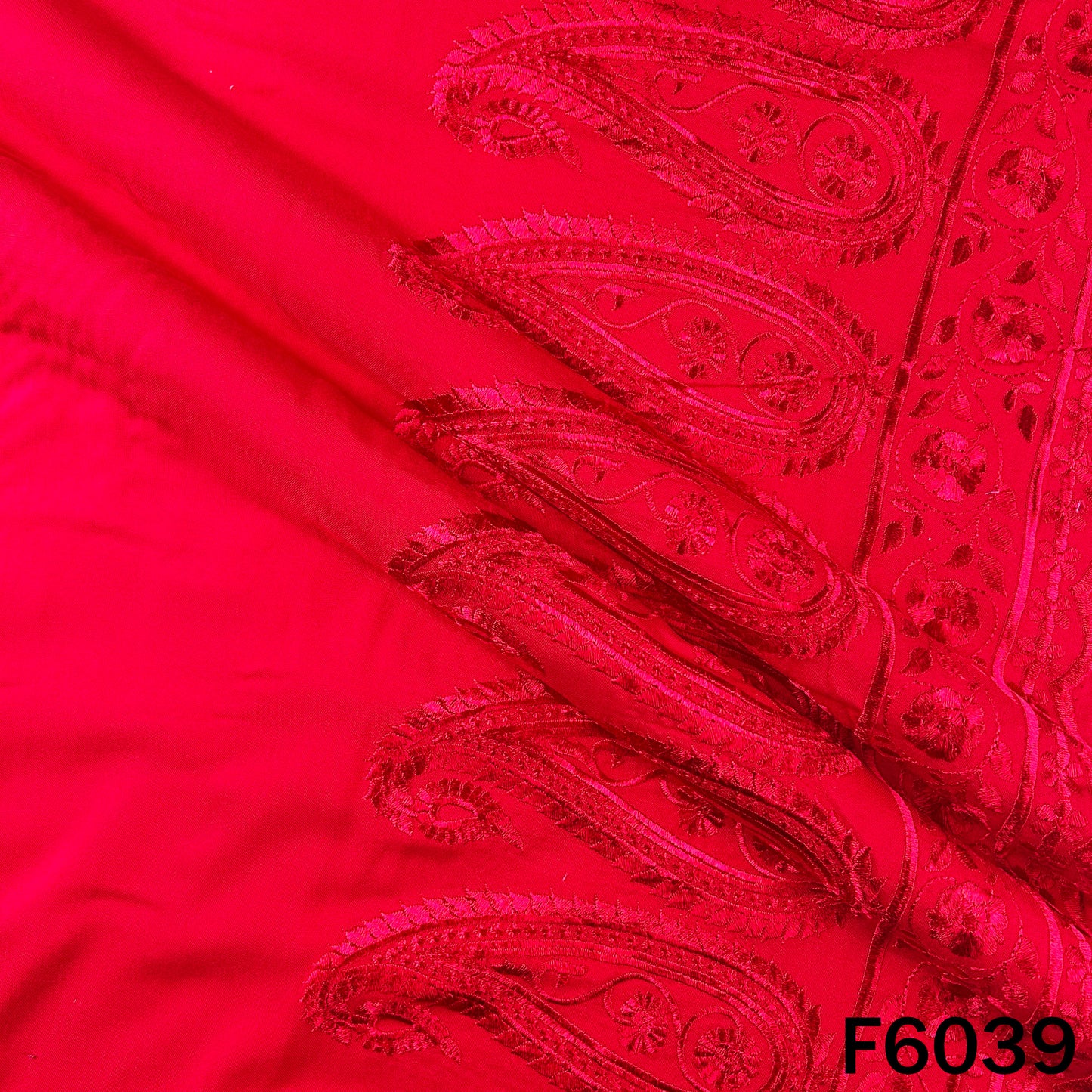 Thread Work Rayon Cotton Fabric - F6039
