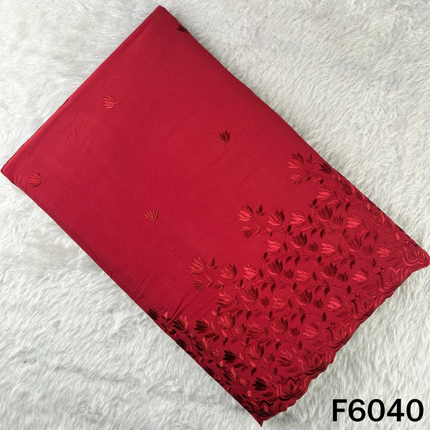 Thread Work Rayon Cotton Fabric - F6040
