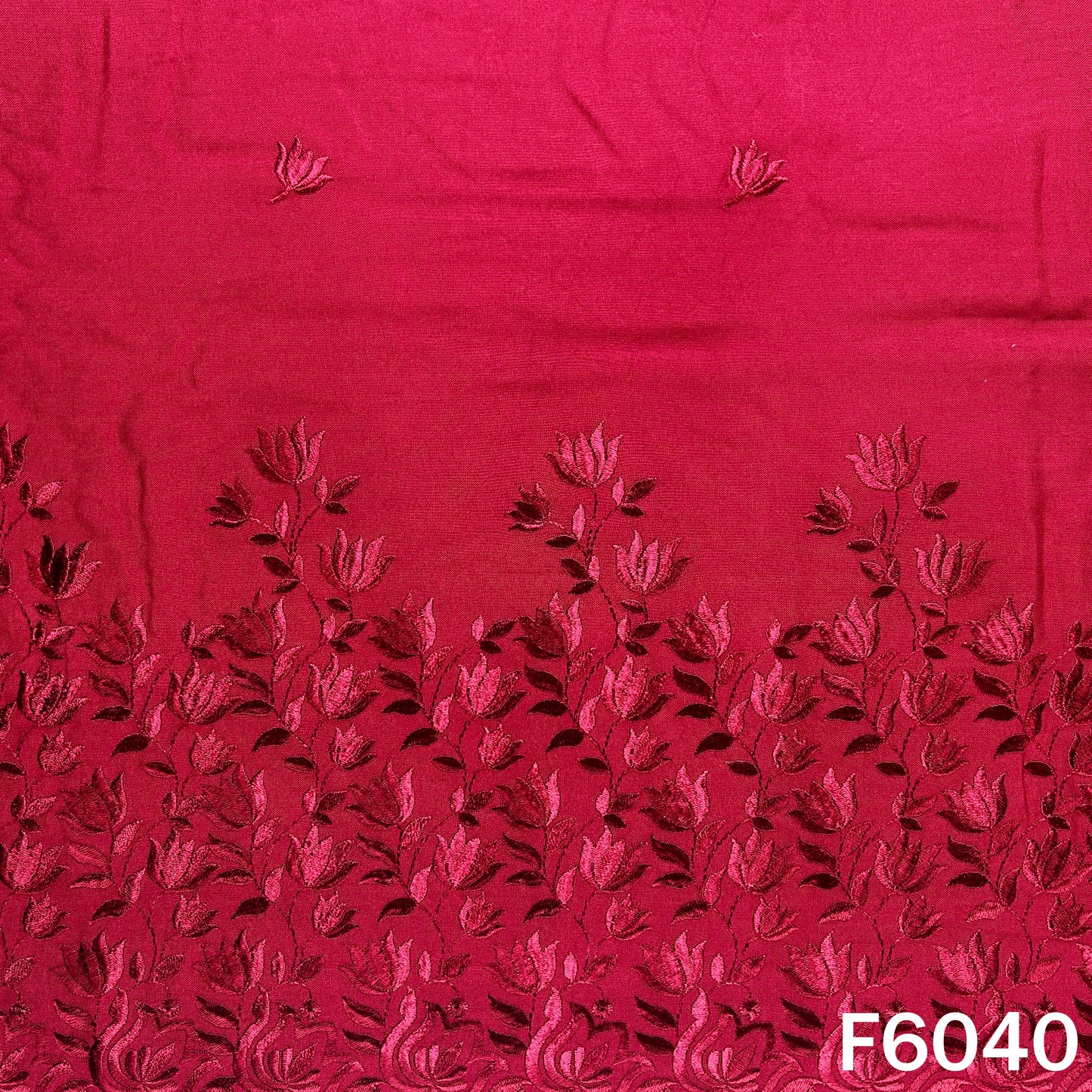 Thread Work Rayon Cotton Fabric - F6040