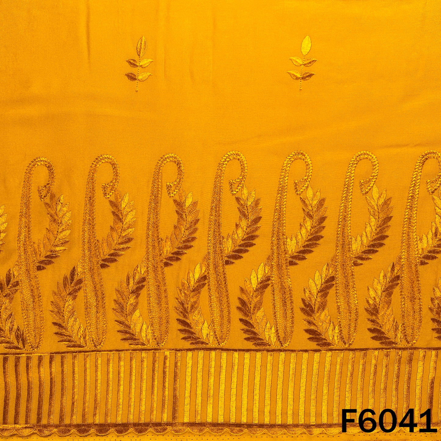 Thread Work Rayon Cotton Fabric - F6041