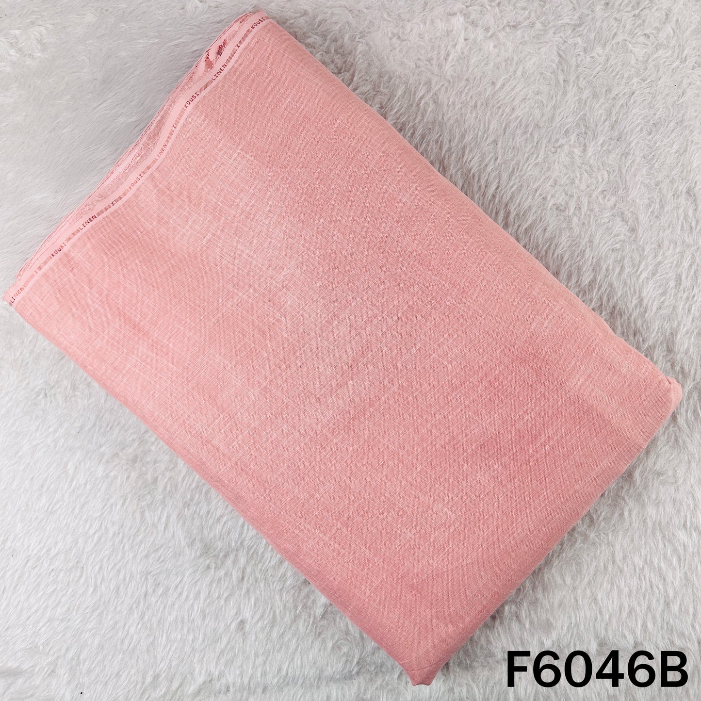 Thread Sequins Embroidered Linen Cotton Fabric - F6046