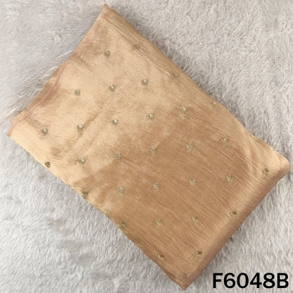 Zari Sequins Work Tissue Fabric - F6048