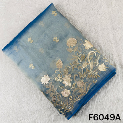 Zari Sequins Work Tissue Fabric - F6049