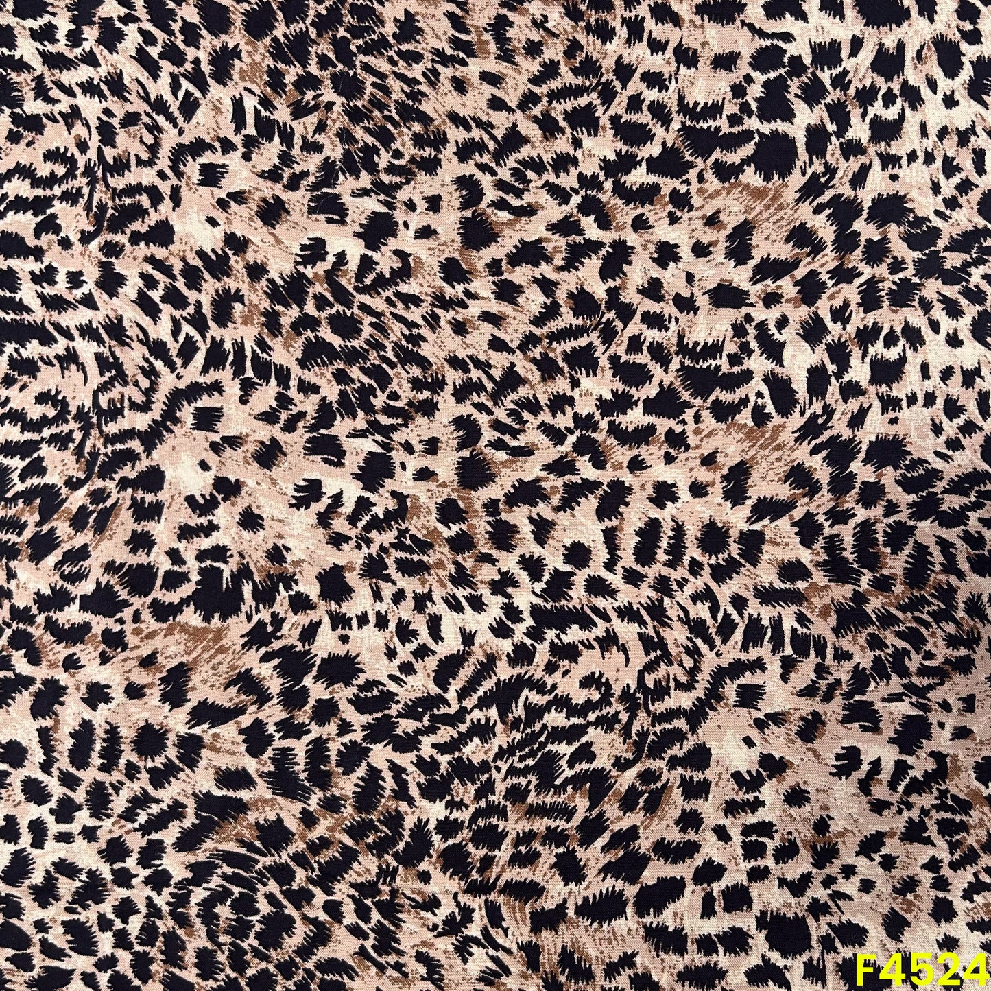 Animal Print Rayon Cotton Fabric- F4524
