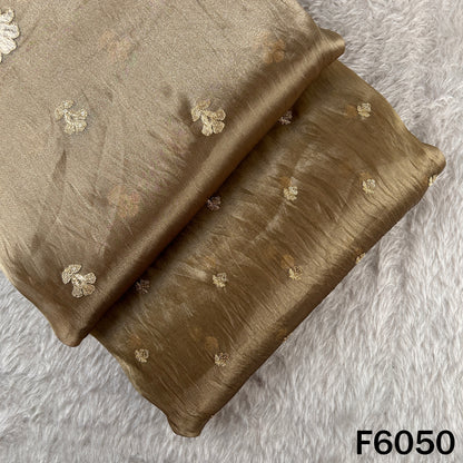 Zari Sequins Work Tissue Fabric - F6050