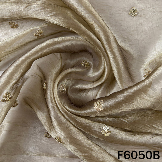 Zari Sequins Work Tissue Fabric - F6050