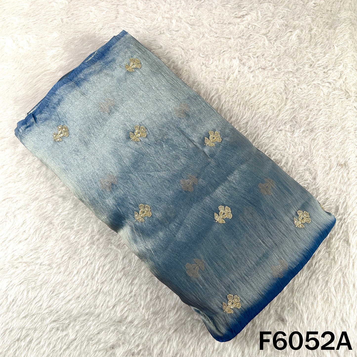 Zari Sequins Work Tissue Fabric - F6052