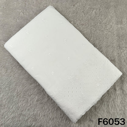 Chikankari Cotton Fabric - F6053