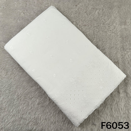 Chikankari Cotton Fabric - F6053