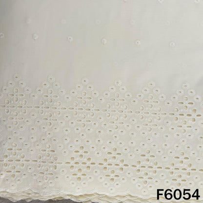Chikankari Cotton Fabric - F6054