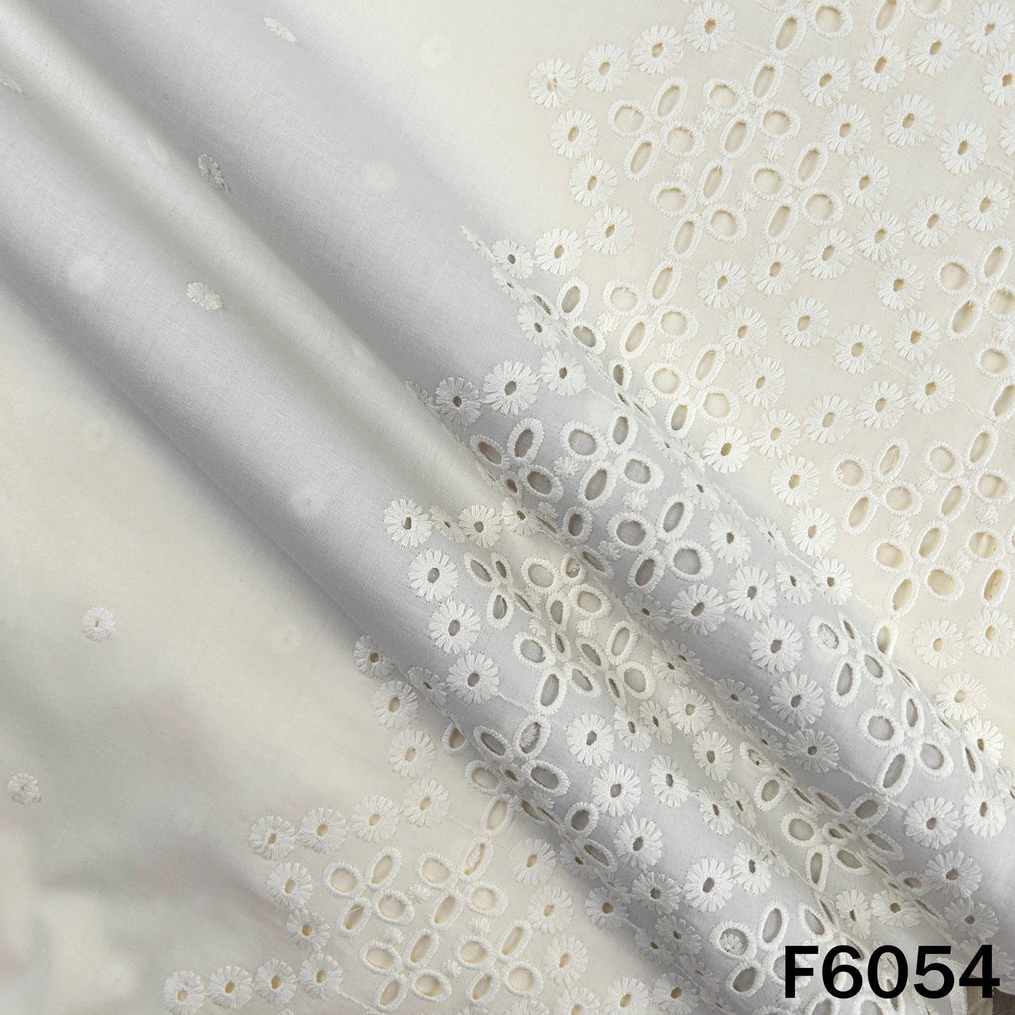 Chikankari Cotton Fabric - F6054
