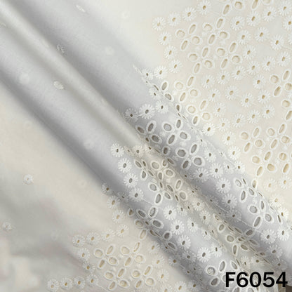 Chikankari Cotton Fabric - F6054