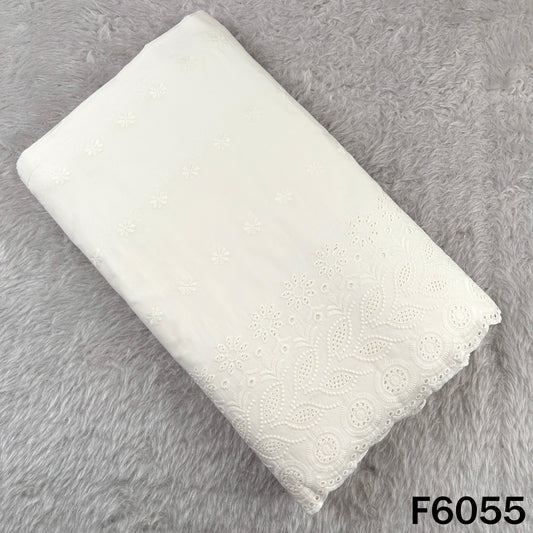 Chikankari Cotton Fabric - F6055