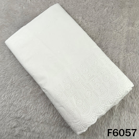 Chikankari Cotton Fabric - F6057
