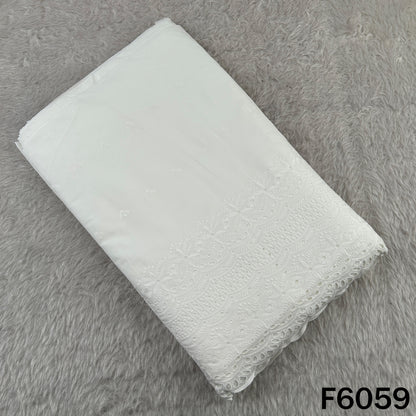 Chikankari Cotton Fabric - F6059