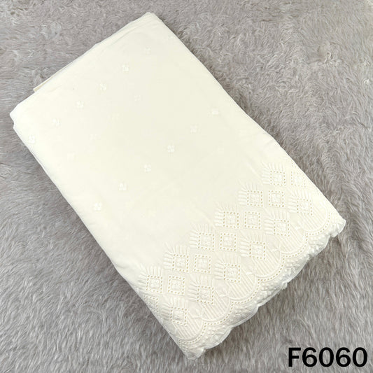 Chikankari Cotton Fabric - F6060