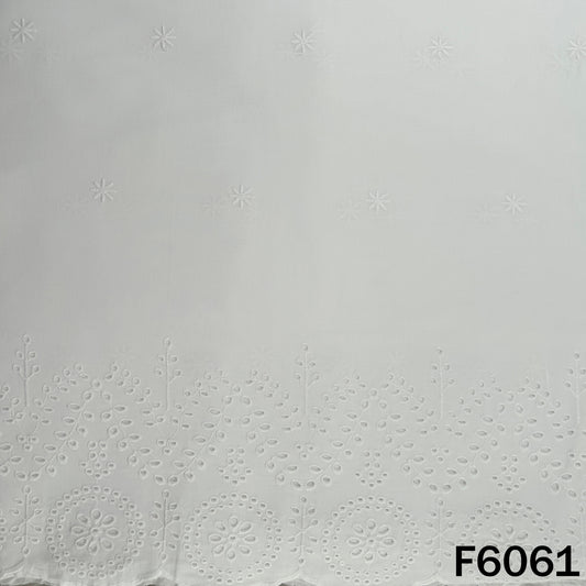 Chikankari Cotton Fabric - F6061