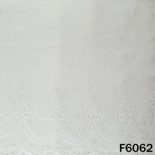Chikankari Cotton Fabric - F6062