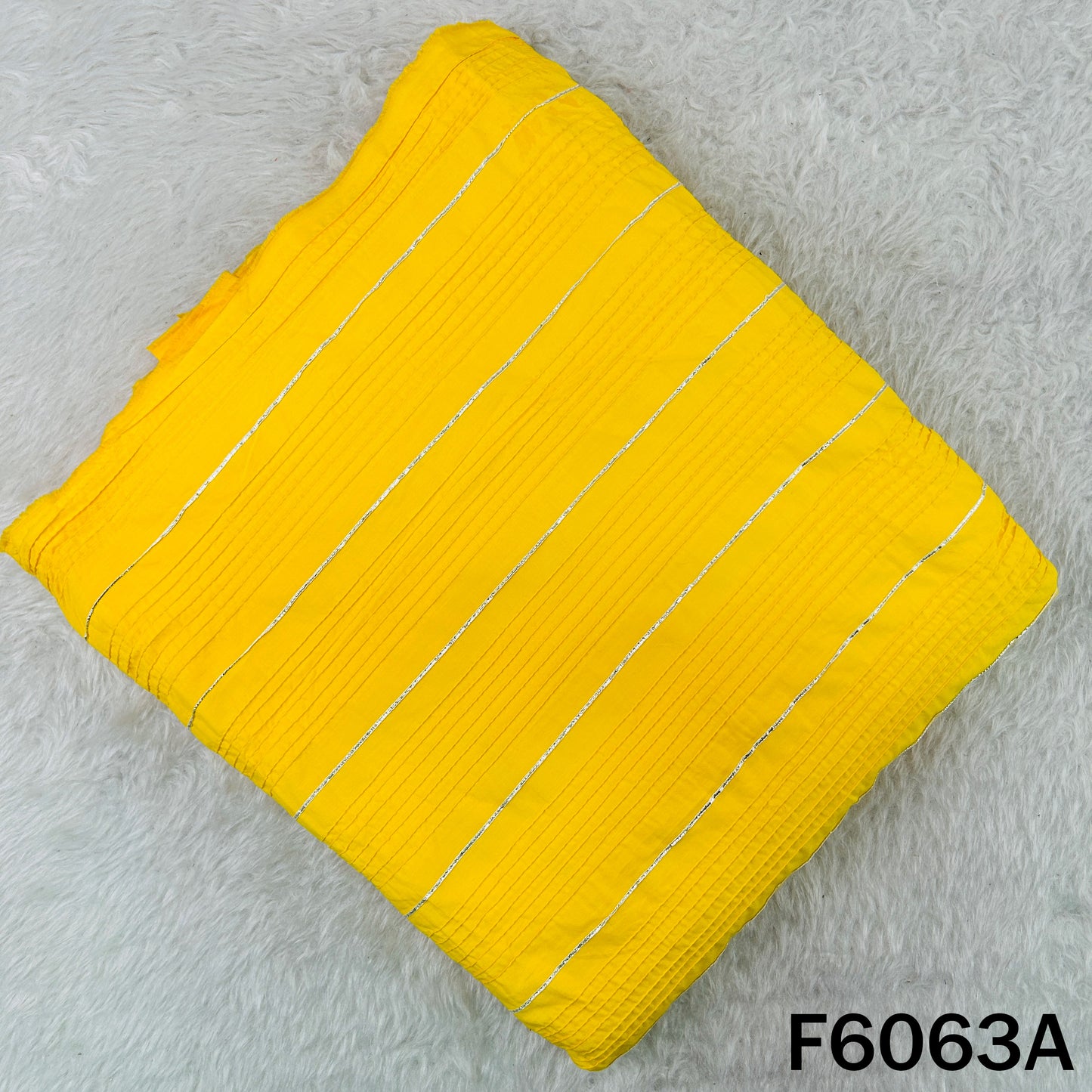 Pintex Gota Patti Cotton Fabric - F6063