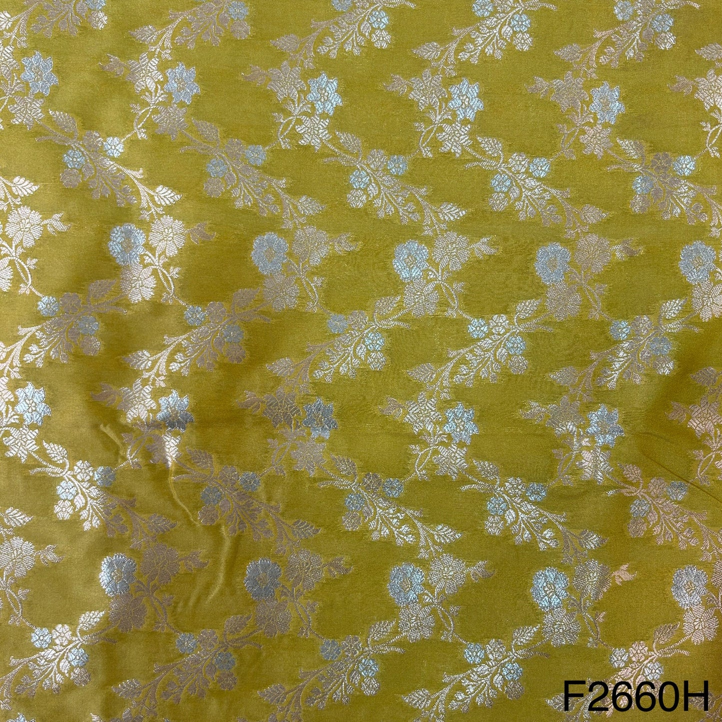 Silk Brocade Fabric-F2660
