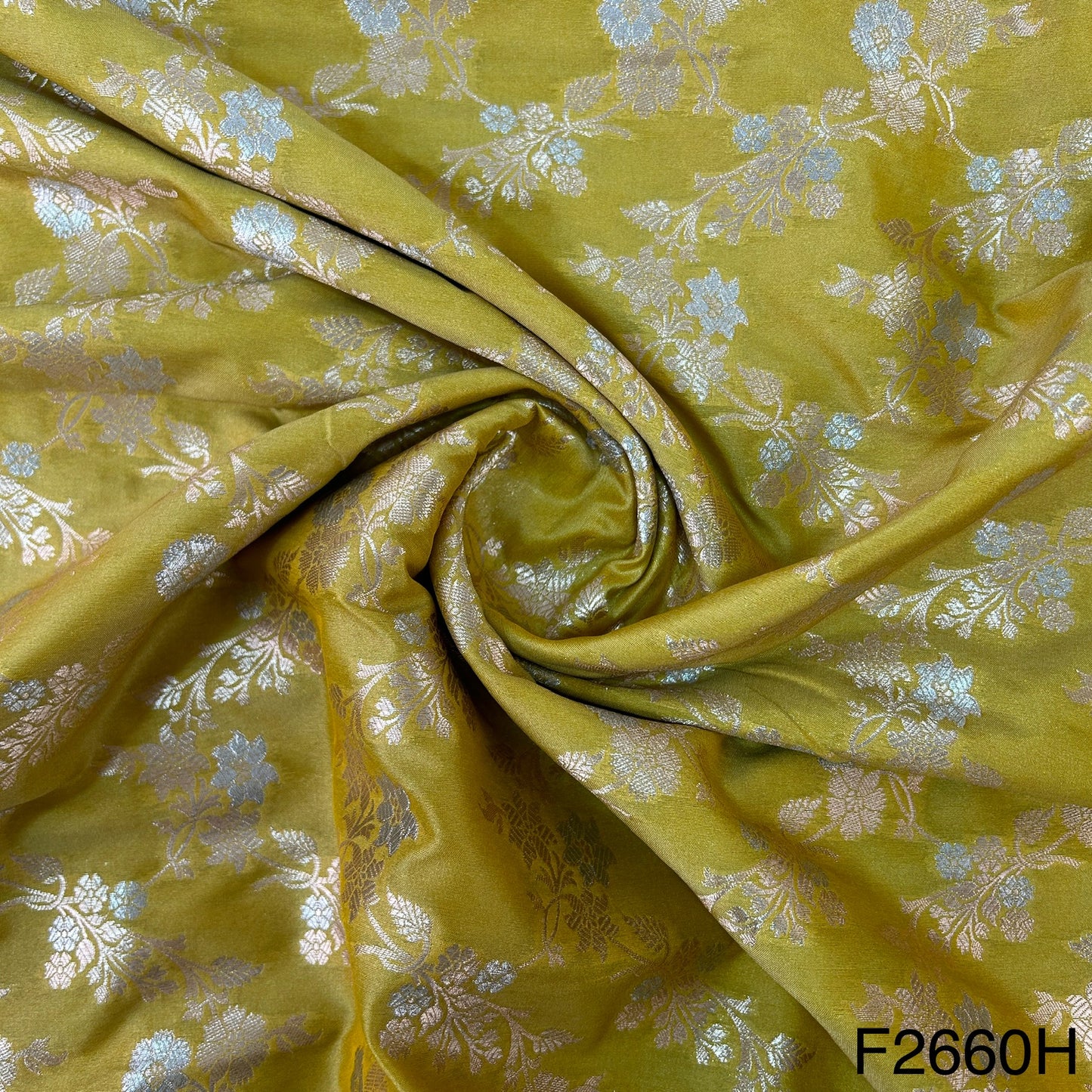 Silk Brocade Fabric-F2660