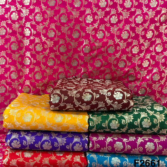 Silk Brocade Fabric-F2661