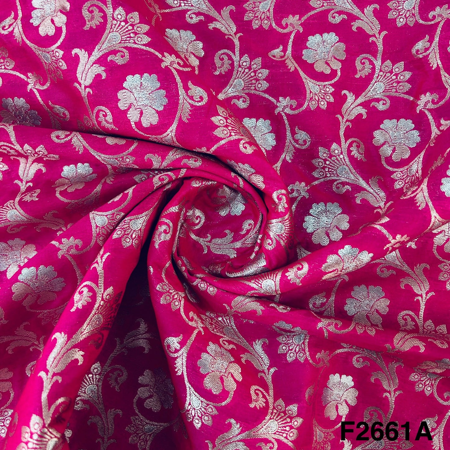 Silk Brocade Fabric-F2661