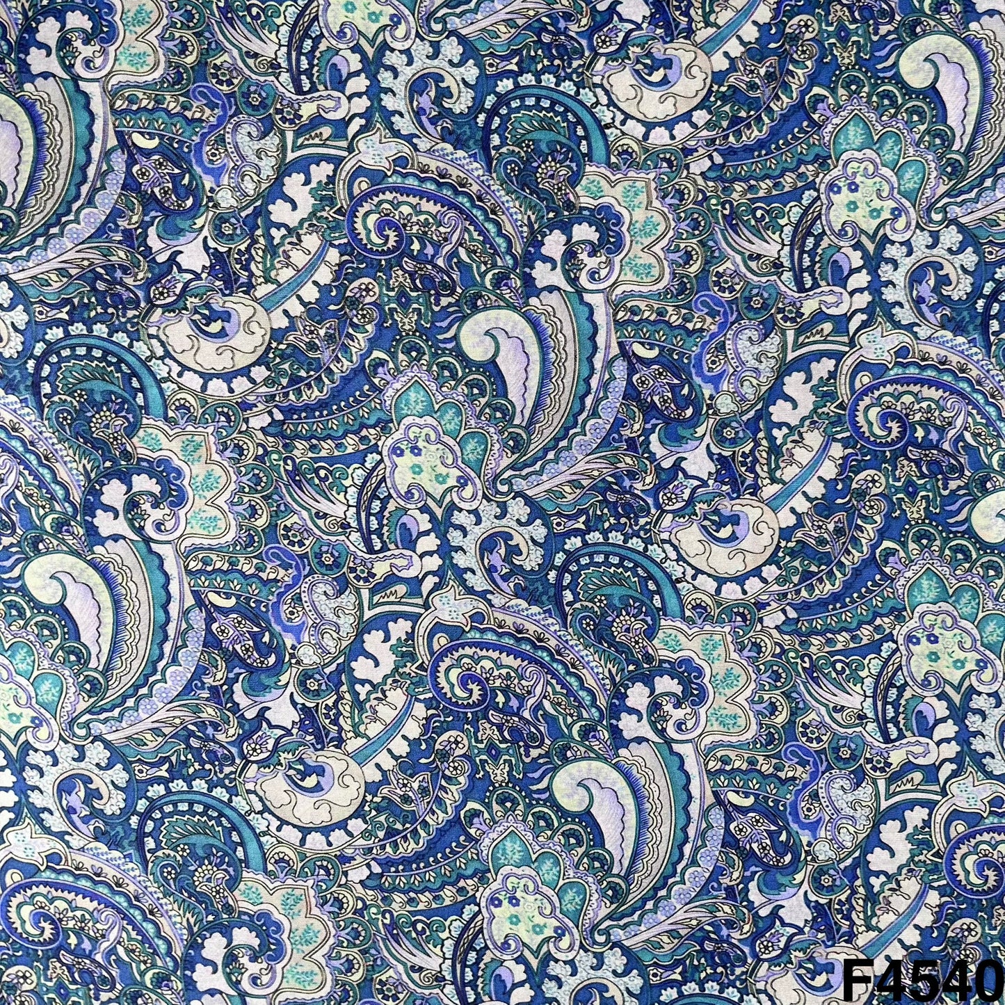 Digital Print Modal Satin Fabric- F4540