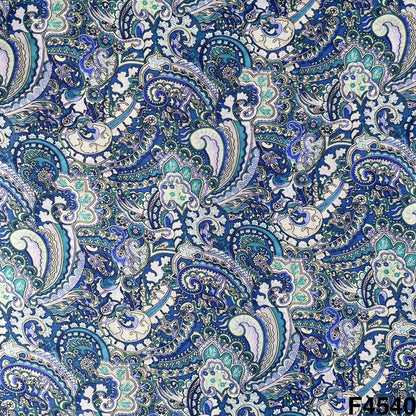 Digital Print Modal Satin Fabric- F4540