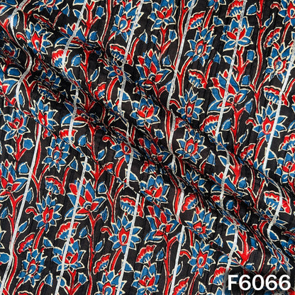 Printed Pintex Gota Patti Cotton Fabric - F6066