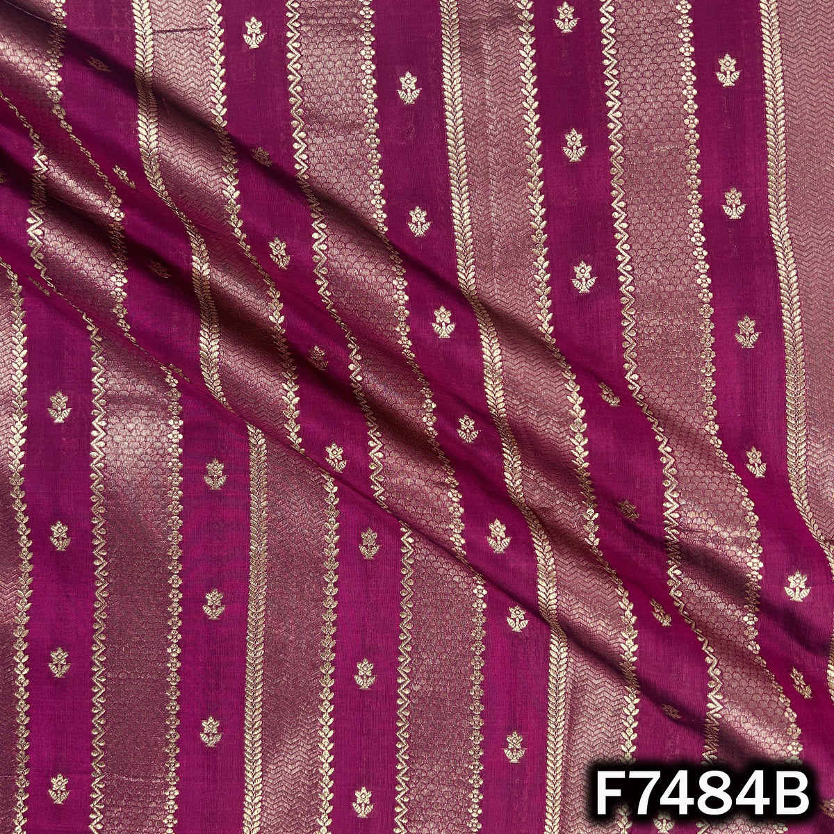 Banarasi Brocade Silk Fabric - F7484