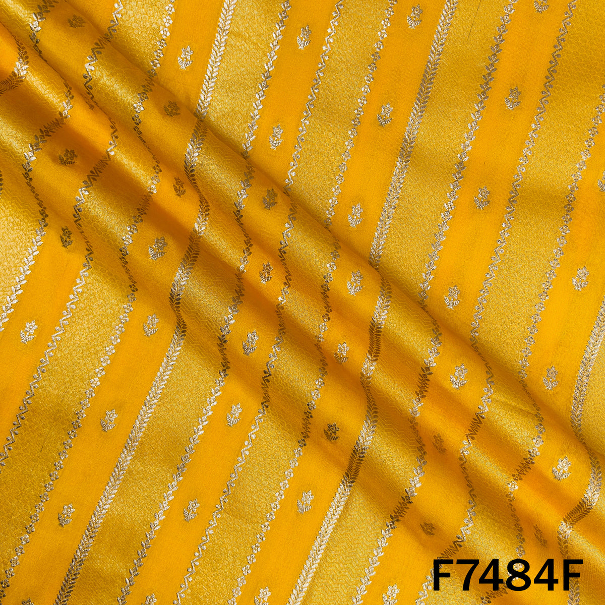 Banarasi Brocade Silk Fabric - F7484
