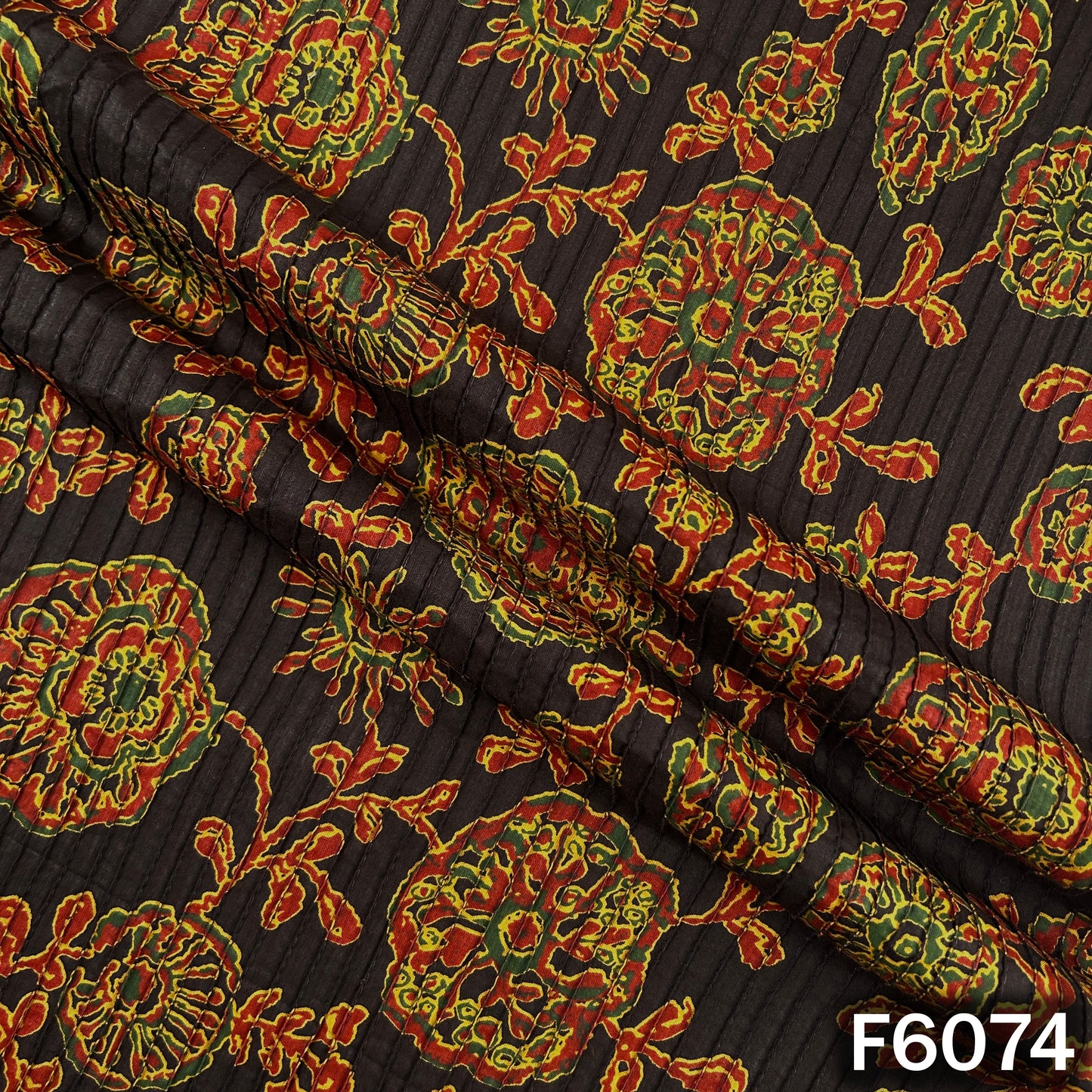 Printed Pintex Cotton Fabric - F6074