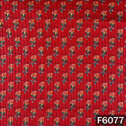 Printed Pintex Cotton Fabric - F6077