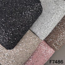 Imported Crochet Net Sequins Fabric - F7486