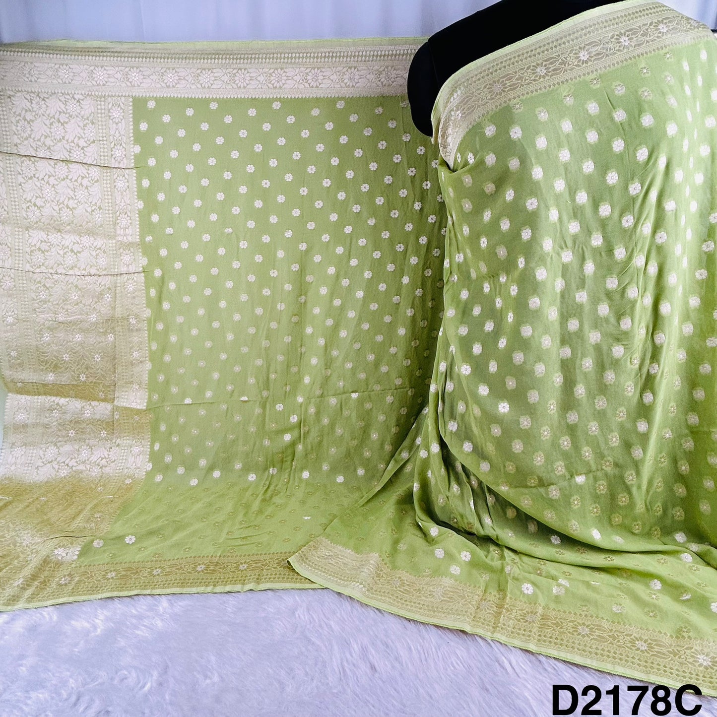 Banarasi Georgette Dupatta-D2178