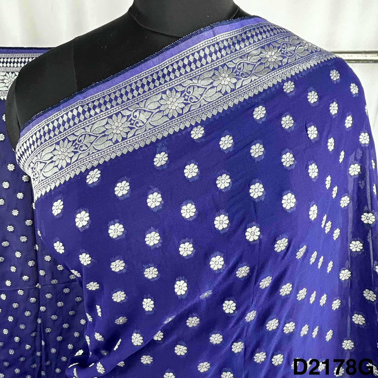 Banarasi Georgette Dupatta-D2178