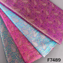 Self Jacquard Brocade Silk Fabric - F7489