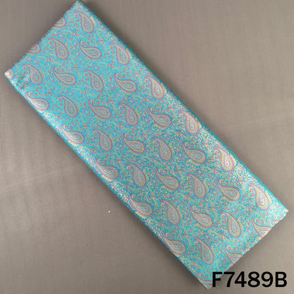 Self Jacquard Brocade Silk Fabric - F7489
