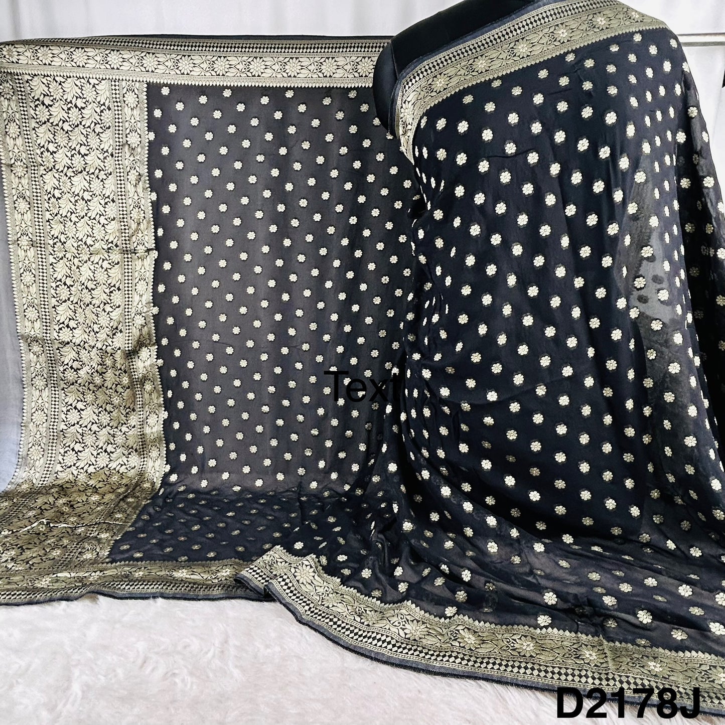 Banarasi Georgette Dupatta-D2178