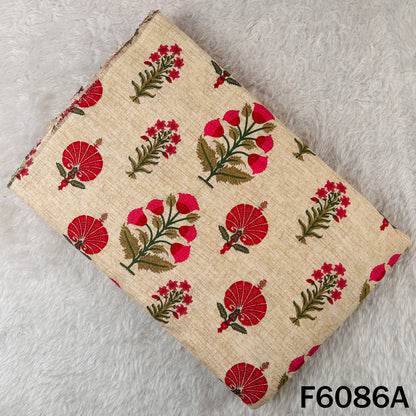 Block Print Handloom Cotton Fabric - F6086
