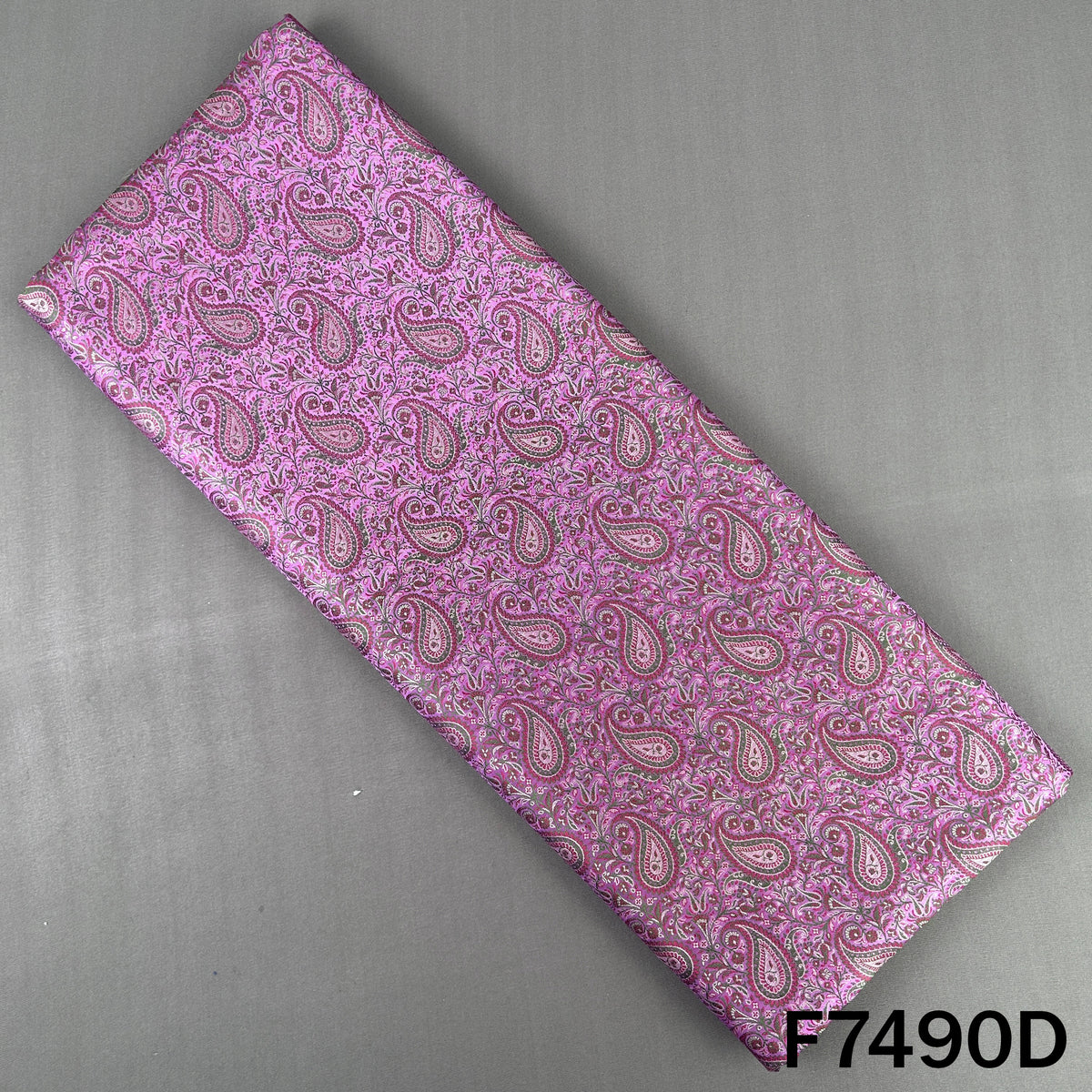Self Jacquard Brocade Silk Fabric - F7490