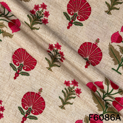 Block Print Handloom Cotton Fabric - F6086