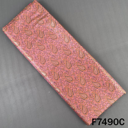 Self Jacquard Brocade Silk Fabric - F7490