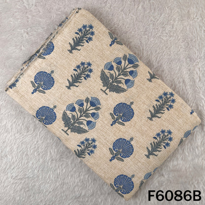 Block Print Handloom Cotton Fabric - F6086