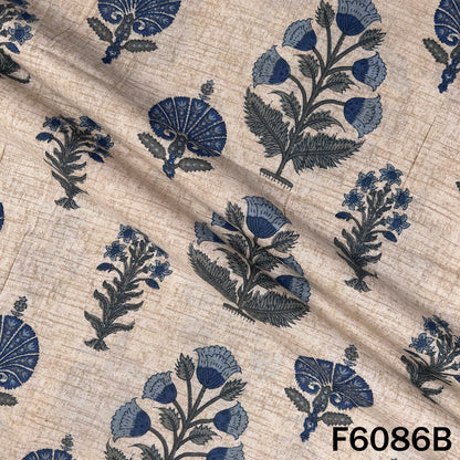 Block Print Handloom Cotton Fabric - F6086