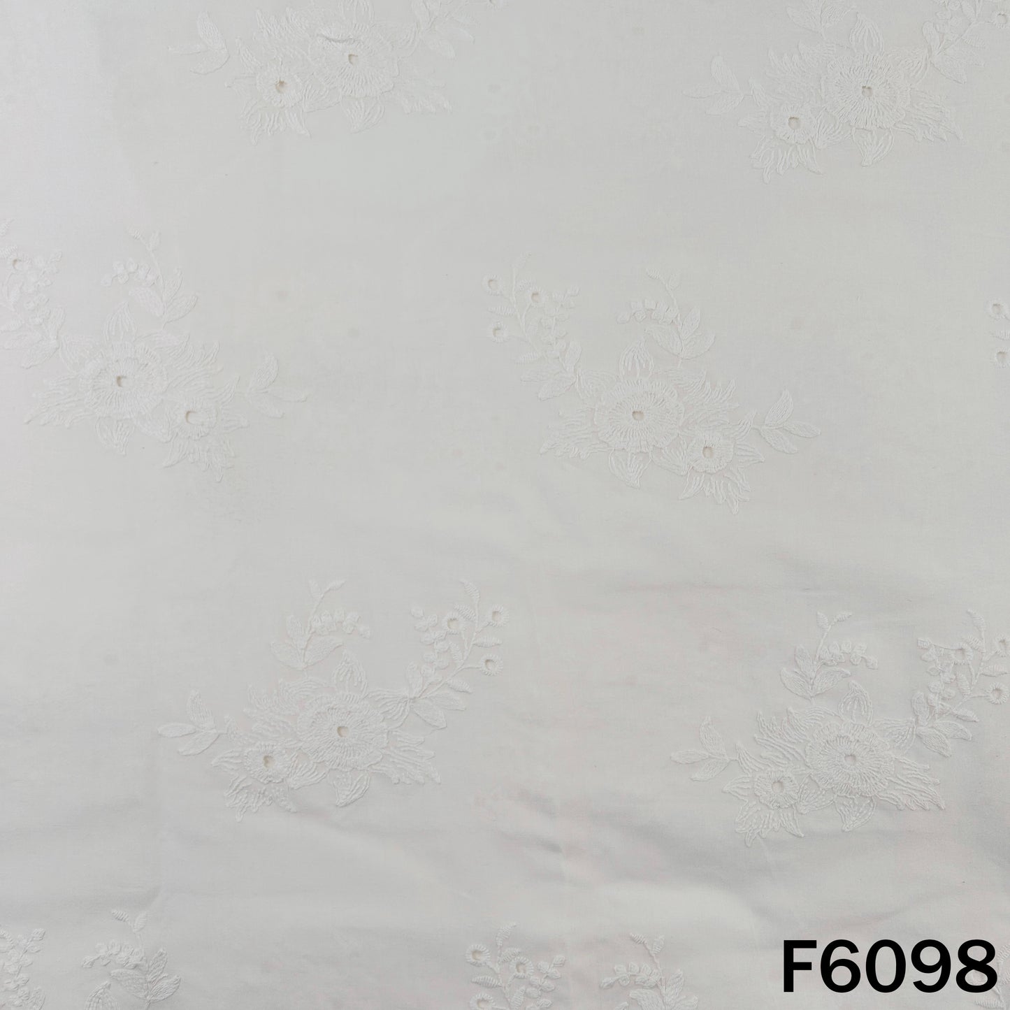 Chikankari Cotton Fabric - F6098