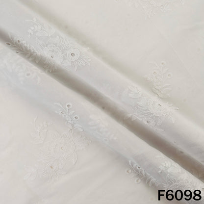 Chikankari Cotton Fabric - F6098