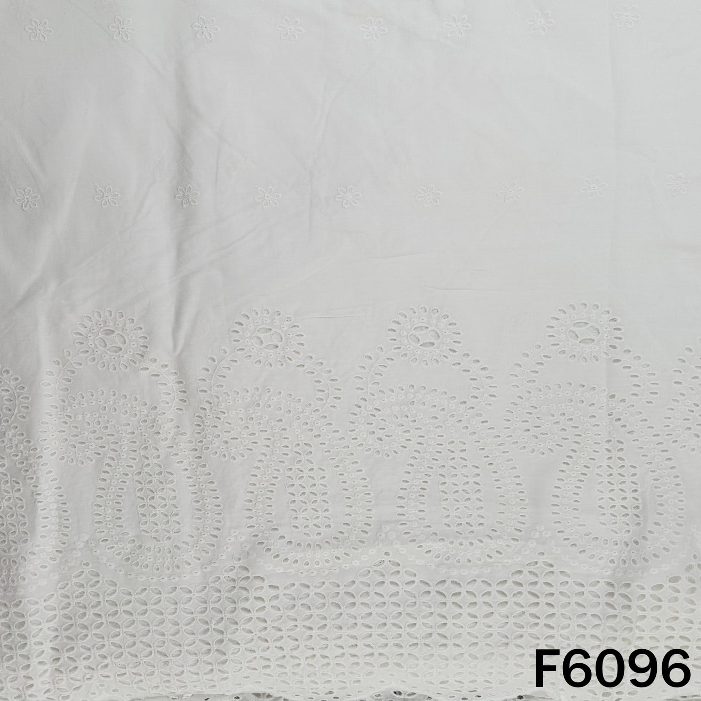 Chikankari Cotton Fabric - F6096