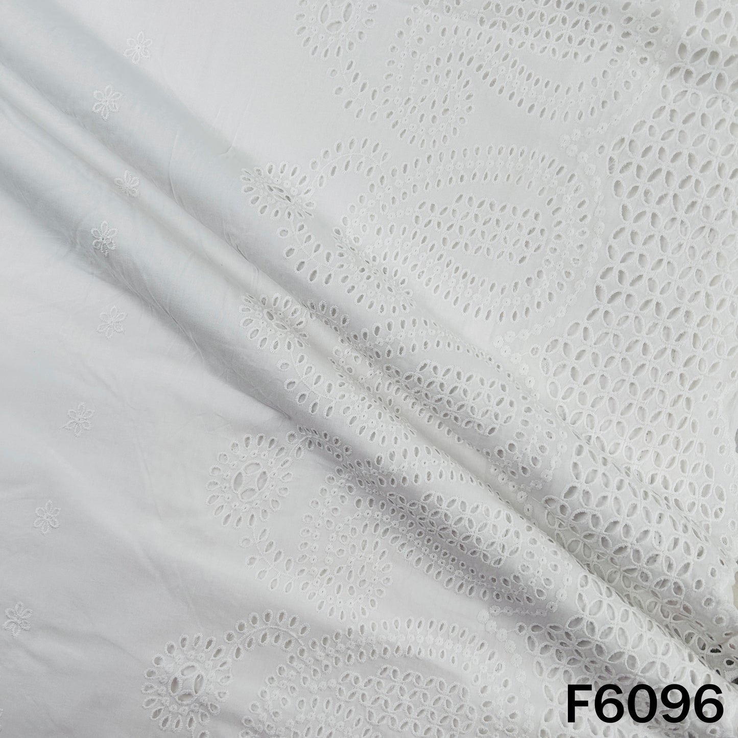 Chikankari Cotton Fabric - F6096